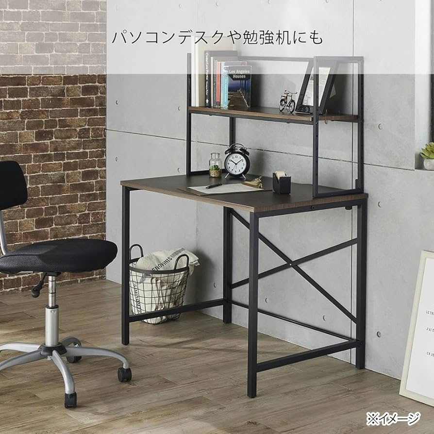 【桃柑ママ】省スペースデスク（ミドルブラウン） 桃柑ママ様専用】省スペースデスク（ミドルブラウン）